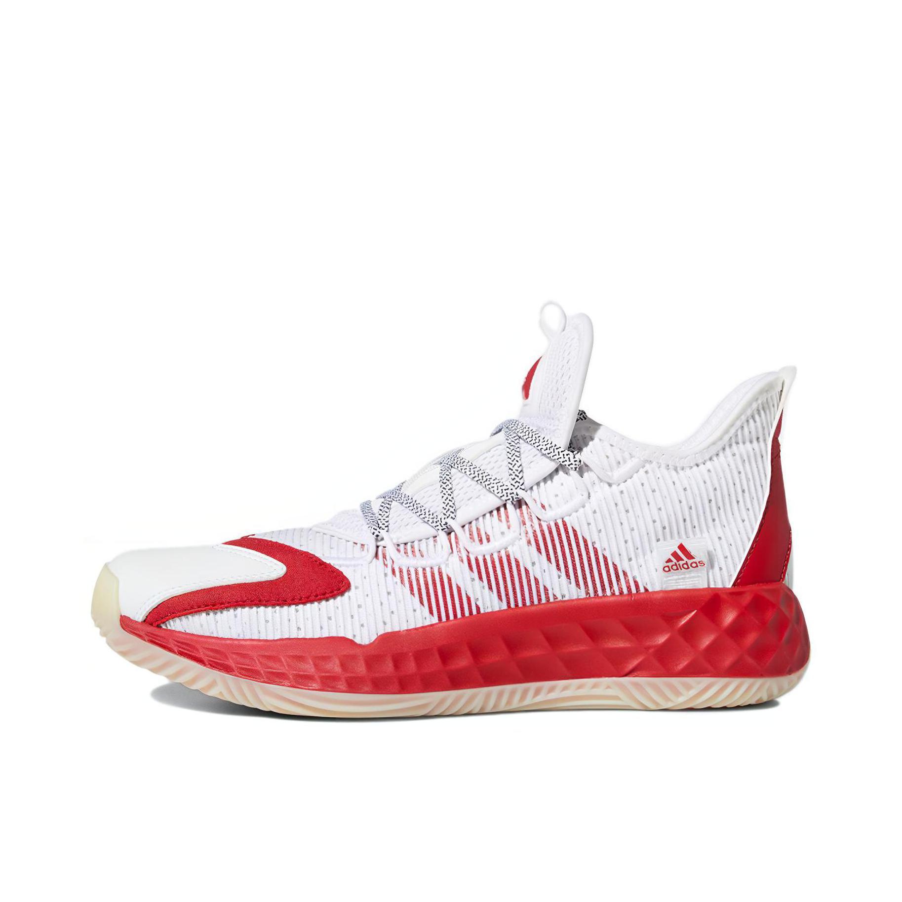 推荐商品：adidas Pro Boost GCA 篮球鞋 减震回弹舒适透气实战防滑耐磨 白色/红色