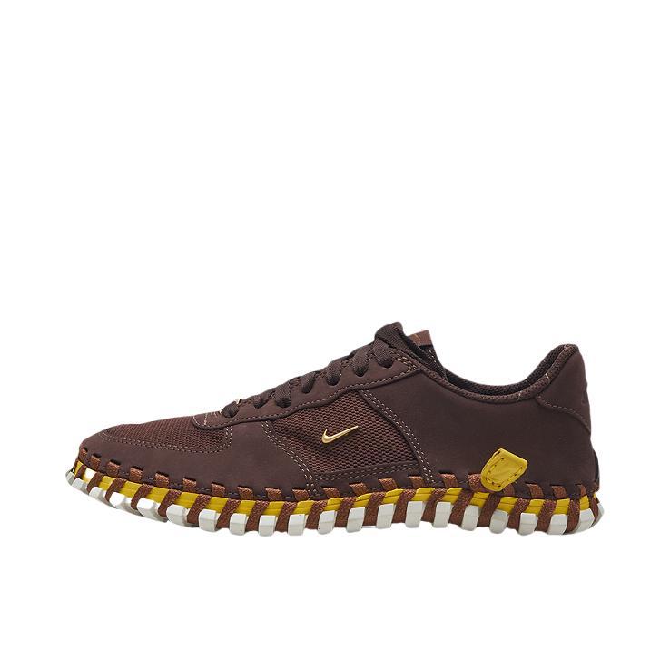 推荐商品：Nike J Force 1 Low 运动休闲鞋 防滑耐磨 Jacquemus联名/红棕色/黄色