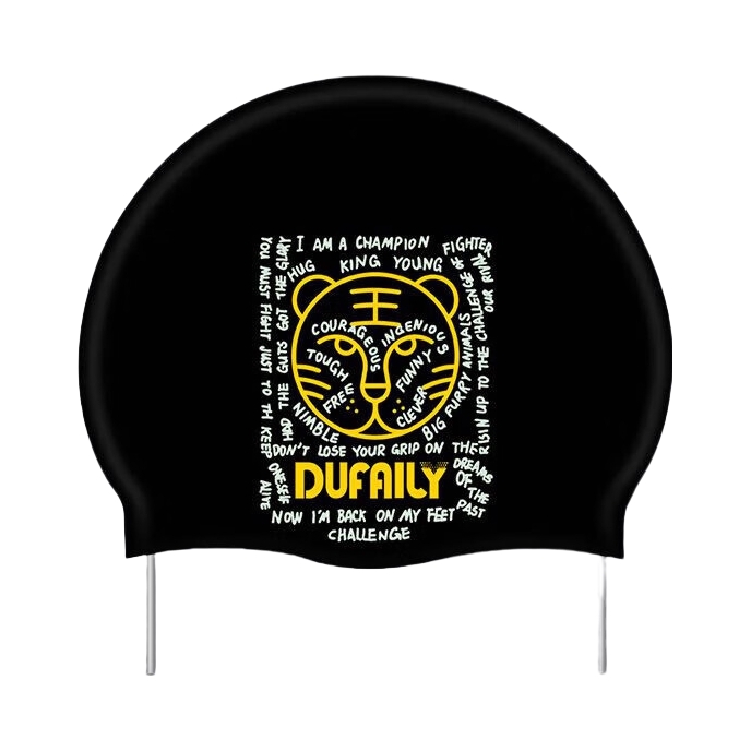 推荐商品：DUFAILY 防水 护耳 不勒头 冲浪 泳帽 5305