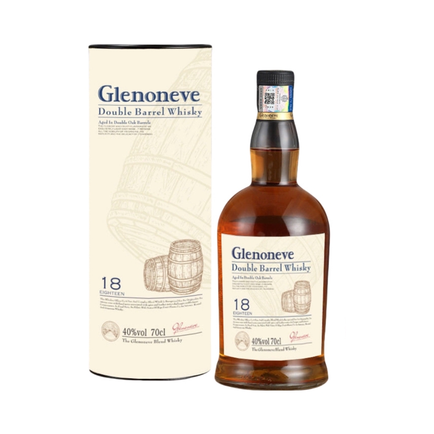 推荐商品：Glenoneve/格兰尼维 18年 双桶 威士忌 40%vol 调和型