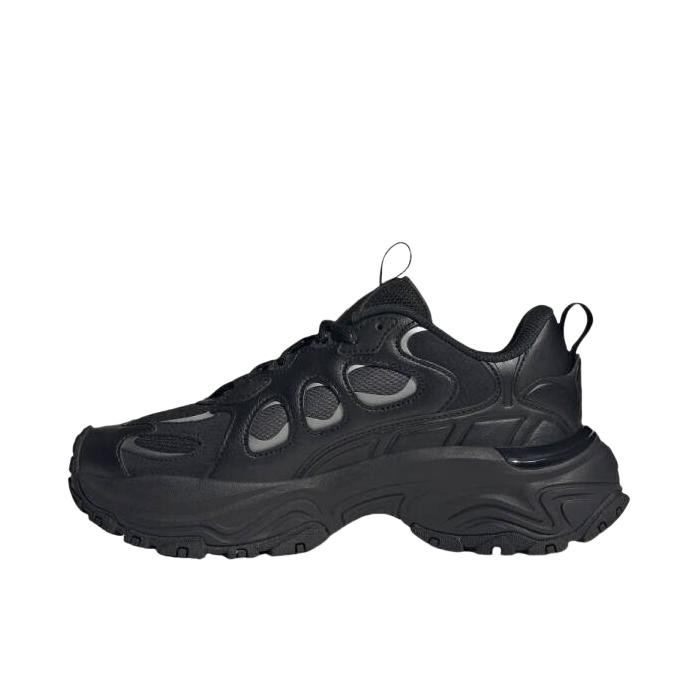推荐商品：adidas SHADOW VALLEY 运动休闲鞋 低帮系带圆头缓震回弹防滑耐磨舒适百搭 黑色