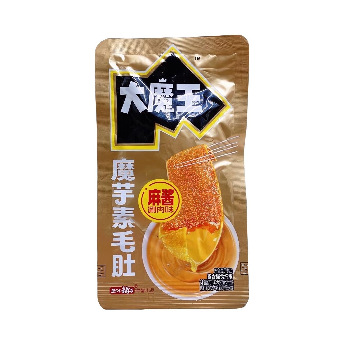 盐津铺子 大魔王魔芋爽素毛肚 5g/袋 散装 麻酱涮肉微辣味 麻酱涮肉微辣味