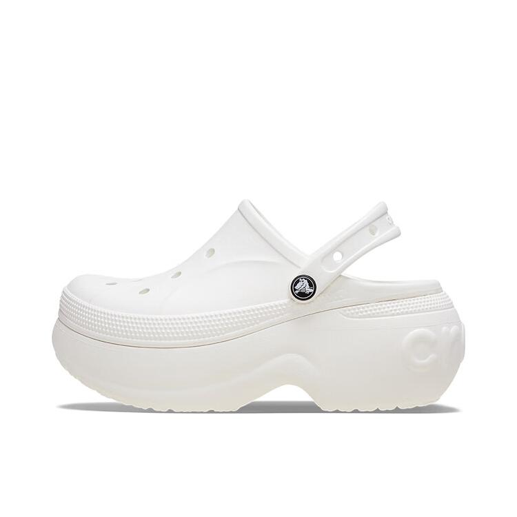 推荐商品：Crocs/卡骆驰 Bella Clog 贝拉 防滑耐磨 舒适透气 百搭简约 一脚蹬 包头 户外 增高 圆头 防磨 沙滩 洞洞鞋 凉鞋 女款/白色