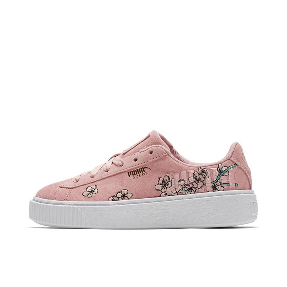 推荐商品：Puma/彪马 Platform Galaxy 板鞋 防滑耐磨轻便透气舒适松糕 Pink 粉色