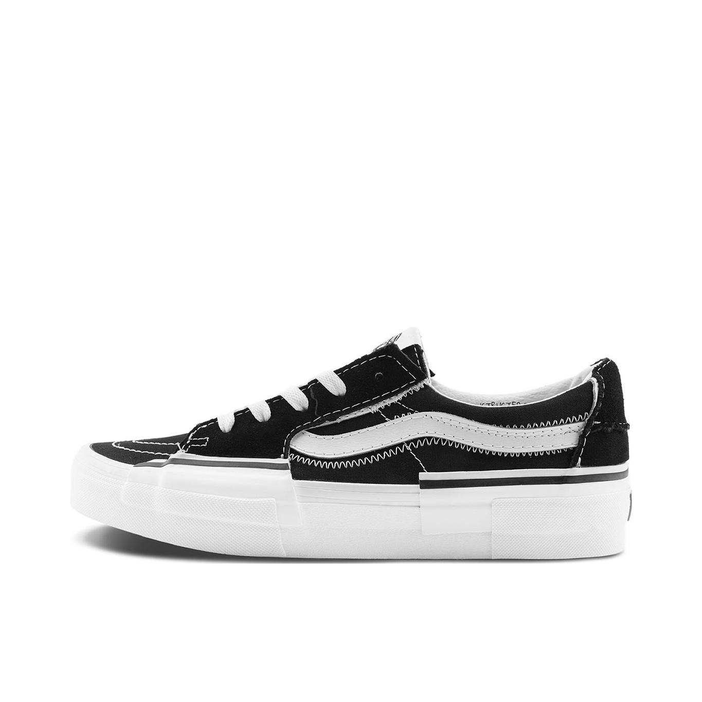 推荐商品：Vans/范斯 SK8-Low 板鞋 防滑耐磨舒适减震潮流拼接百搭休闲复古风帅气高街运动简约风薄底 熊猫/正黑色/白色