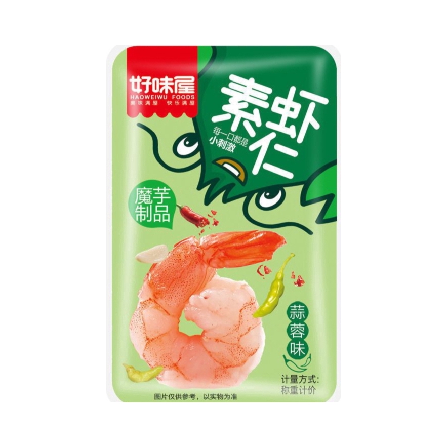 推荐商品：好味屋 素虾仁 10g/袋 散装 蒜蓉味