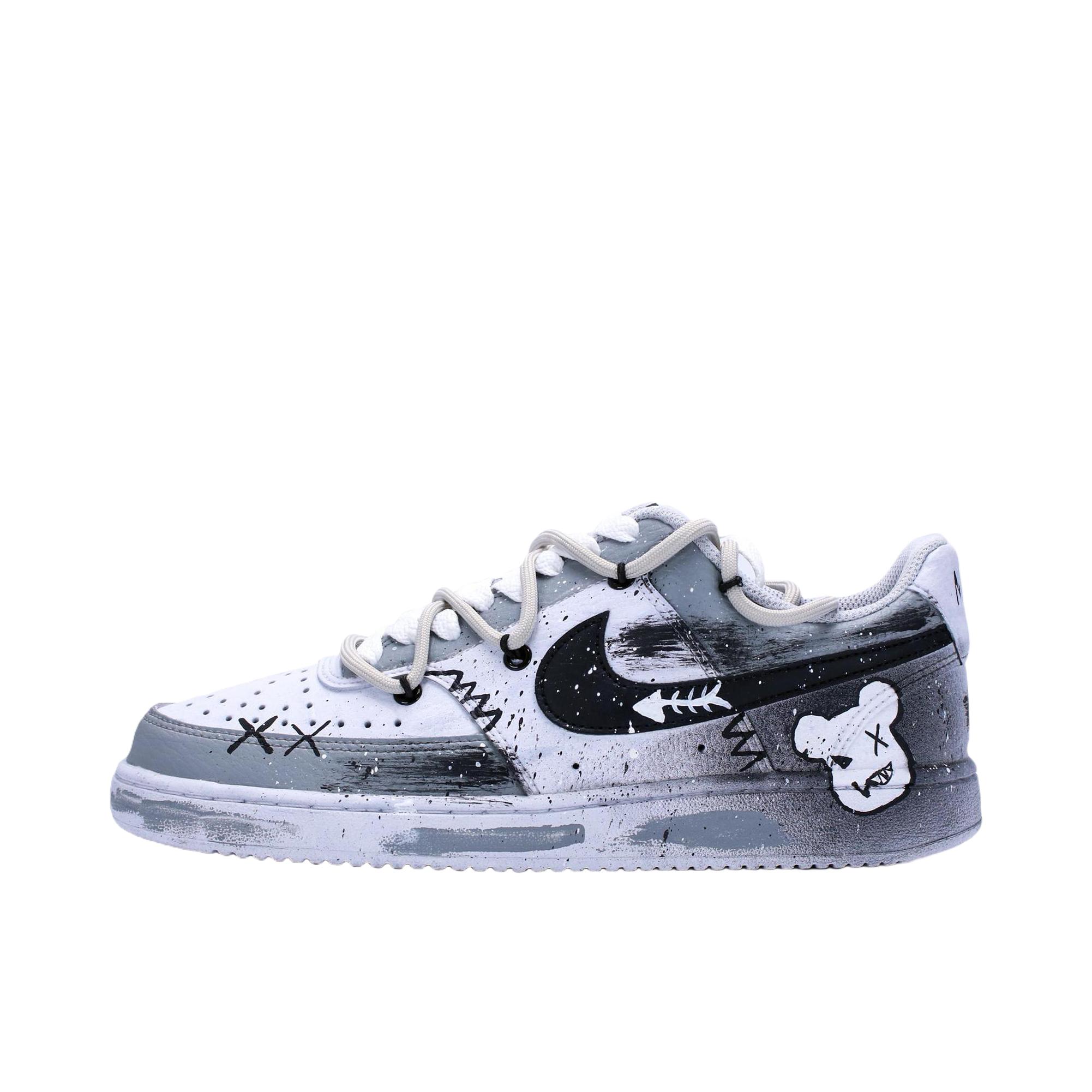 推荐商品：【定制球鞋】 Nike Court Vision 1 板鞋 防水美式简约防滑减震复古 暴力痞熊