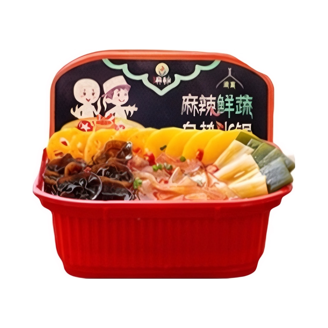 推荐商品：渝穆 鲜香蔬菜 自热小火锅 230g 盒装