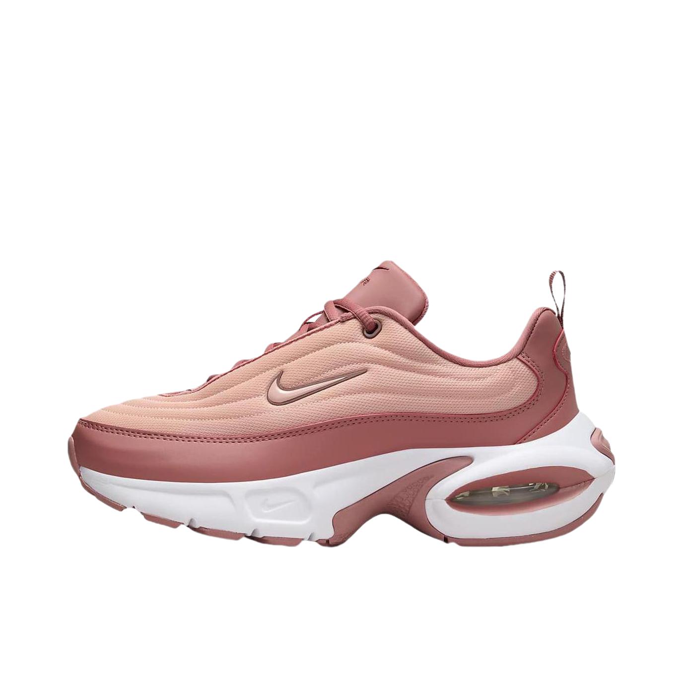 推荐商品：Nike Air Max Portal 运动休闲鞋 防滑耐磨低帮系带舒适缓震百搭时尚增高气垫复古贴合 女款/岩石粉/星尘珊瑚红/白色/小马棕