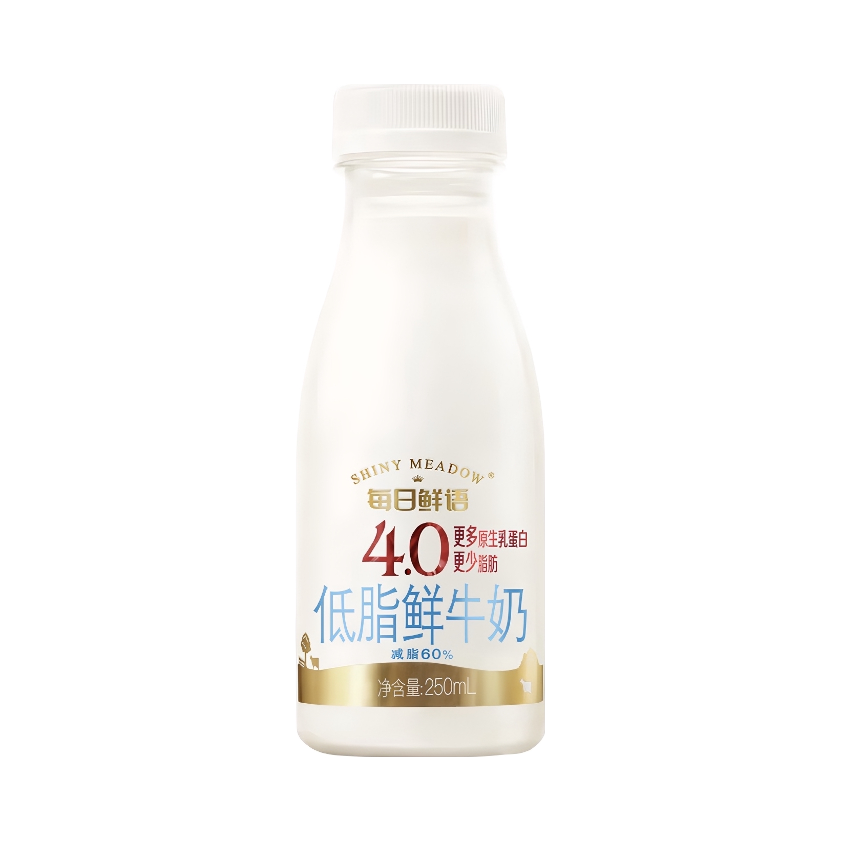 推荐商品：每日鲜语 4.0低脂鲜牛奶 瓶装 250ml