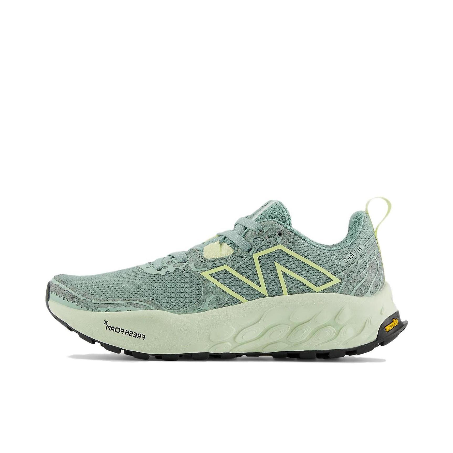 推荐商品：New Balance Fresh Foam X Hierro v8 跑鞋 轻量舒适缓震防滑耐磨轻便低帮圆头百搭时尚 女款/绿色