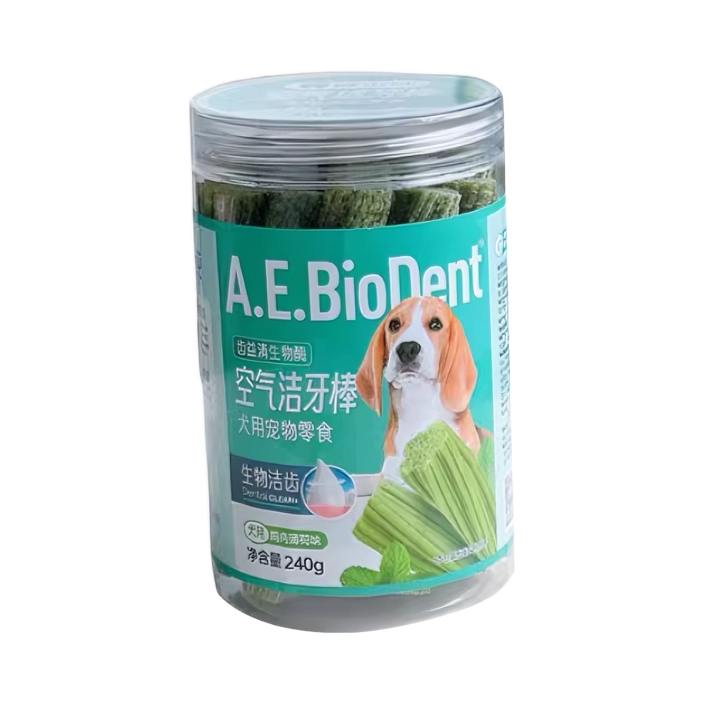 推荐商品：爱乐纯 空气洁牙棒软棒洁齿磨牙去口气奖励狗狗零食