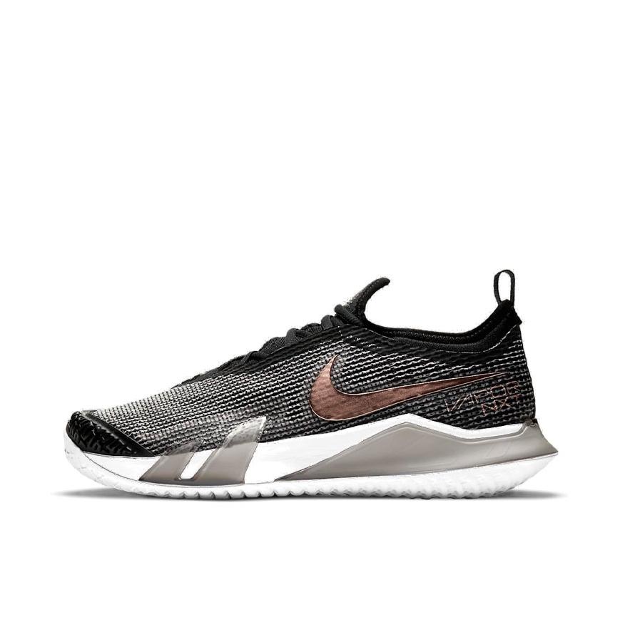 推荐商品：Nike React Vapor NXT HC 耐磨 防滑 透气 织物 实战 网球鞋 白色/黑色/金色