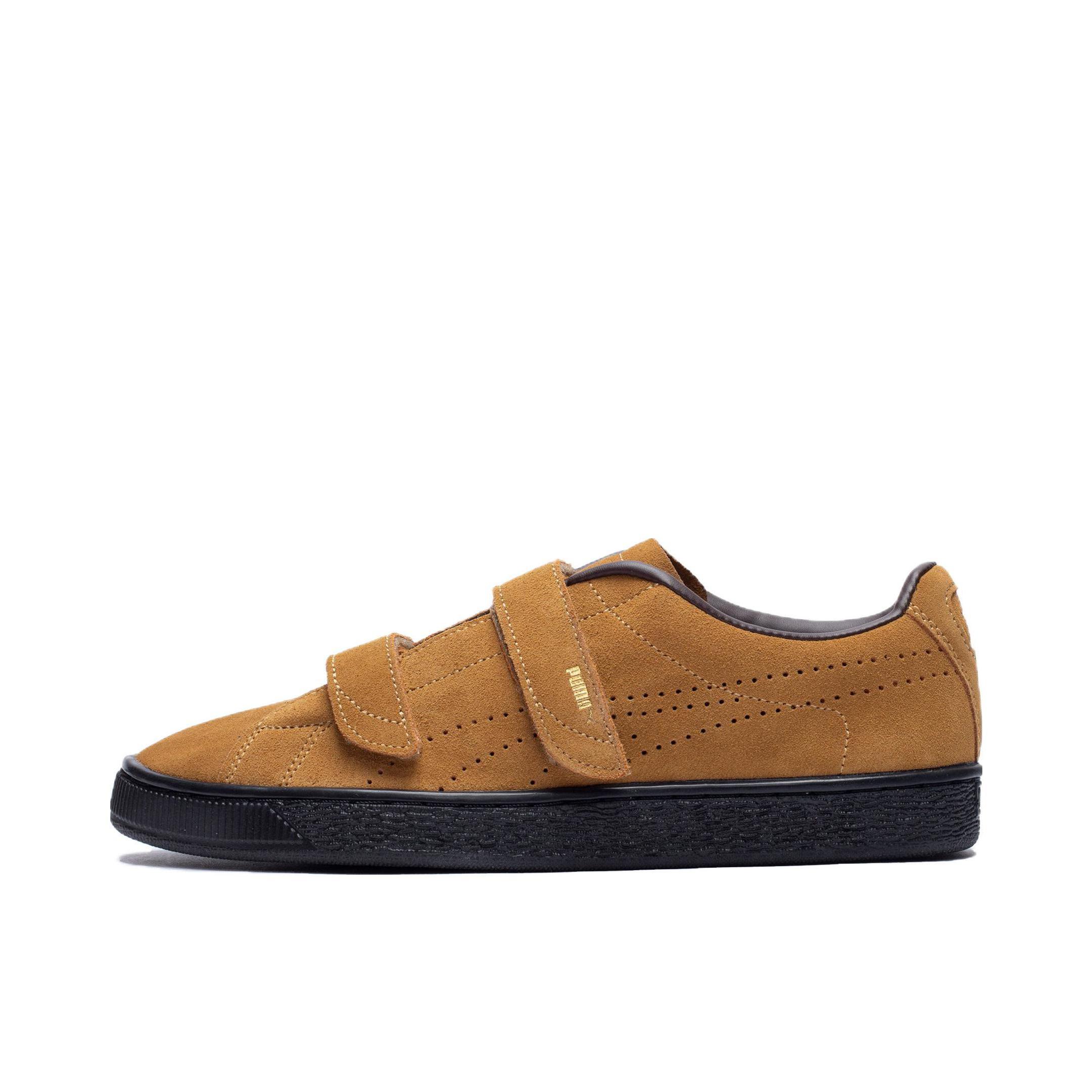推荐商品：Puma/彪马 Suede 防滑耐磨 舒适 魔术贴 百搭休闲 板鞋 NOAH联名/棕色