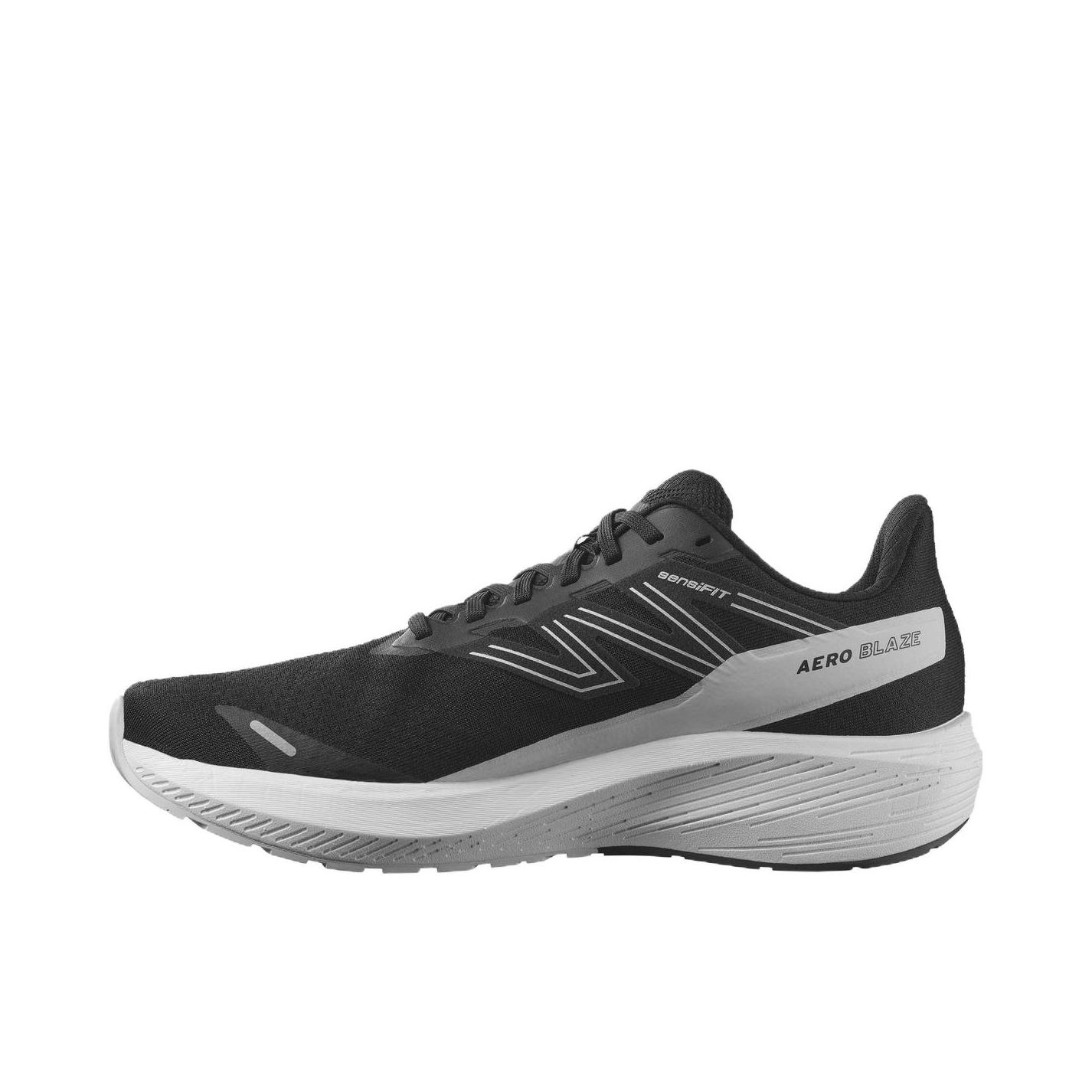 推荐商品：Salomon/萨洛蒙 Aero Blaze 防滑 耐磨 跑鞋 黑色/灰色