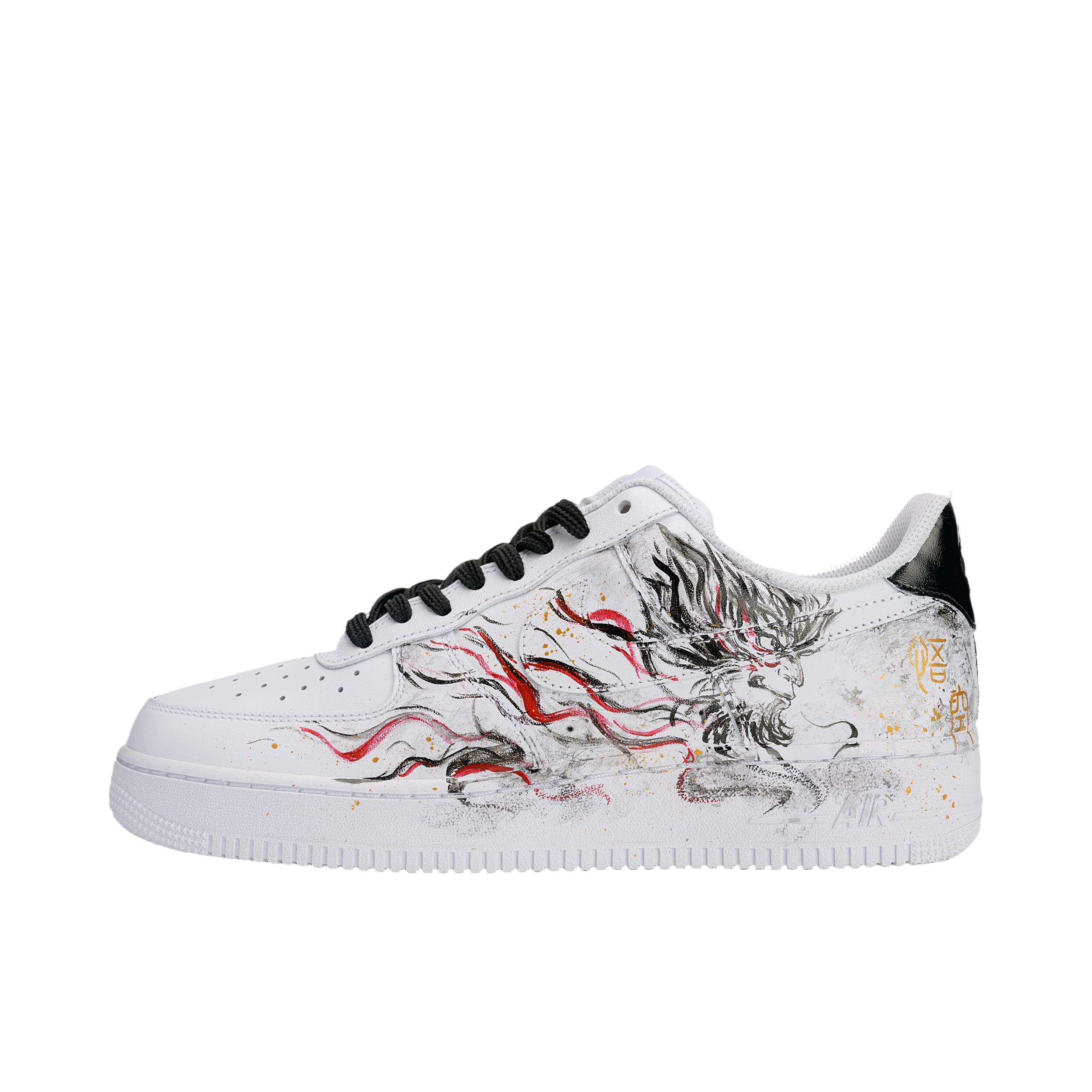 推荐商品：【定制款】 Nike Air Force 1 板鞋 防滑减震耐磨低帮增高 黑神话悟空/天命