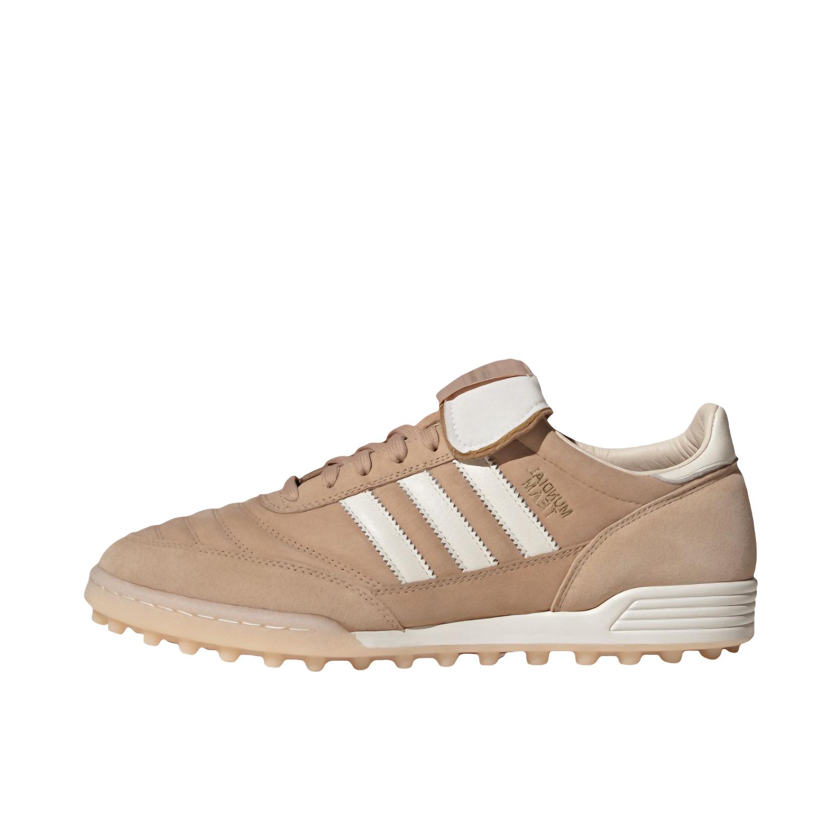 推荐商品：adidas Copa Mundial Team TF 顶级 碎钉 人造草地 防滑耐磨 舒适百搭 专业运动 足球鞋 魔力浅褐/汉玉白/奇妙白