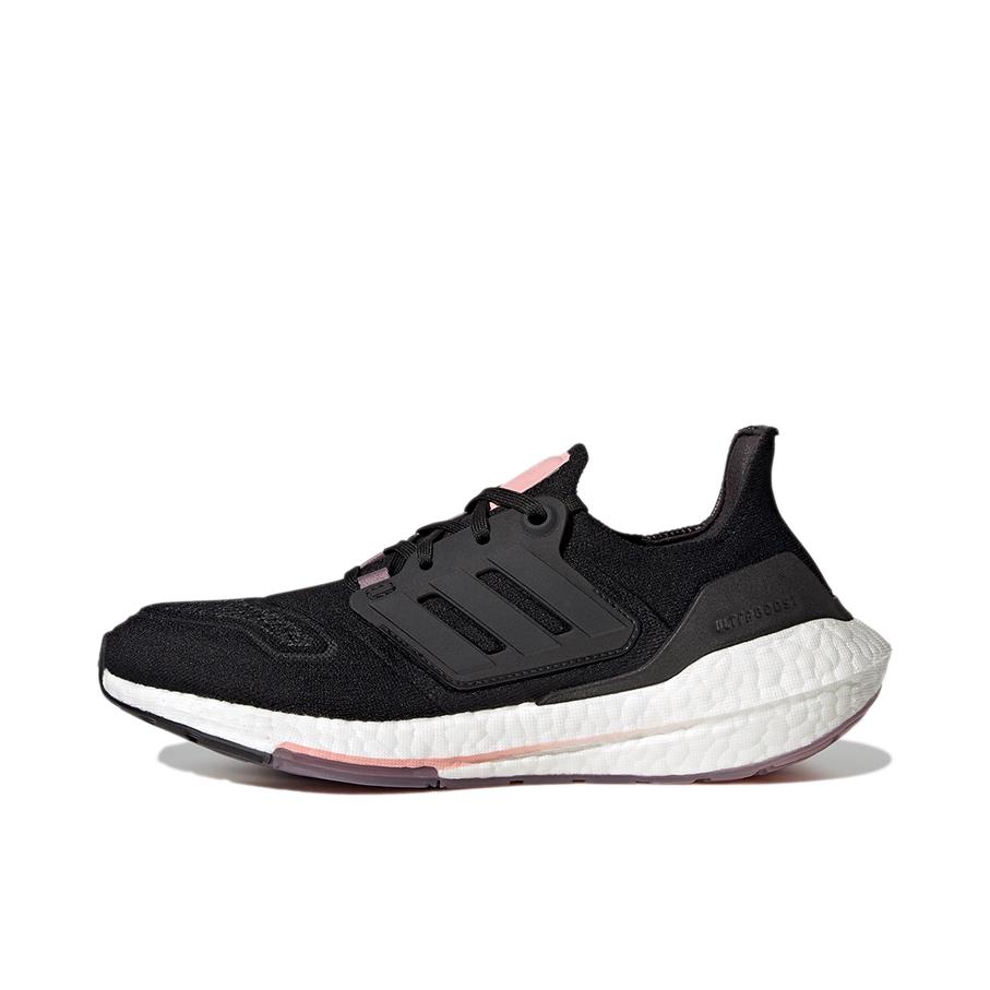 推荐商品：adidas Ultra Boost 22 经典UB 跑鞋 爆米花防滑耐磨缓震回弹织物休闲随心畅跑抗扭转 女款/黑色/淡粉红