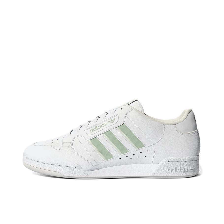 推荐商品：adidas Continental 80 Stripes 运动休闲鞋 防滑耐磨轻便透气舒适百搭复古 白色/绿色