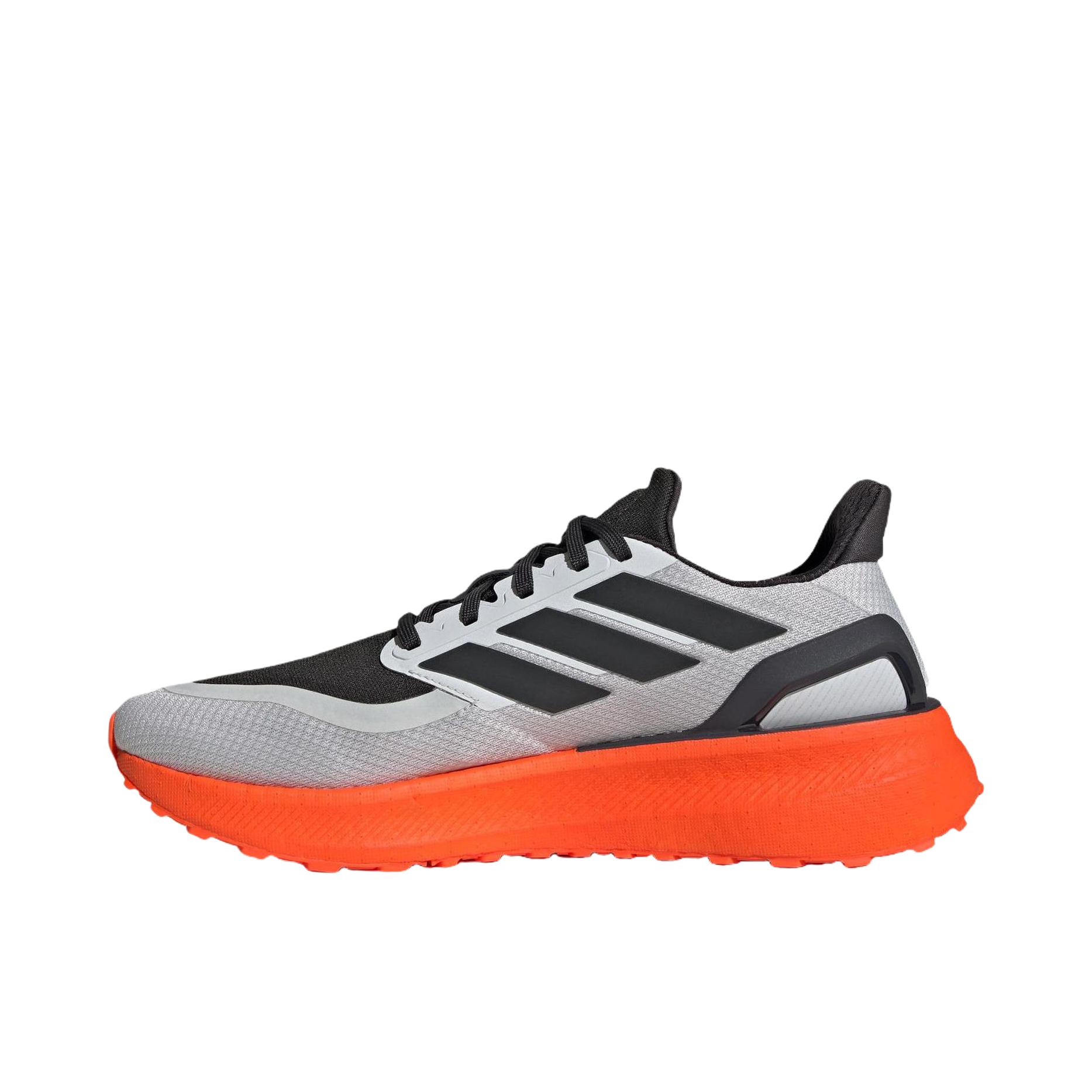 推荐商品：adidas PUREBOOST 5 跑鞋 舒适缓震防滑耐磨回弹轻便短跑网布支撑随心畅跑 浅灰色/白色