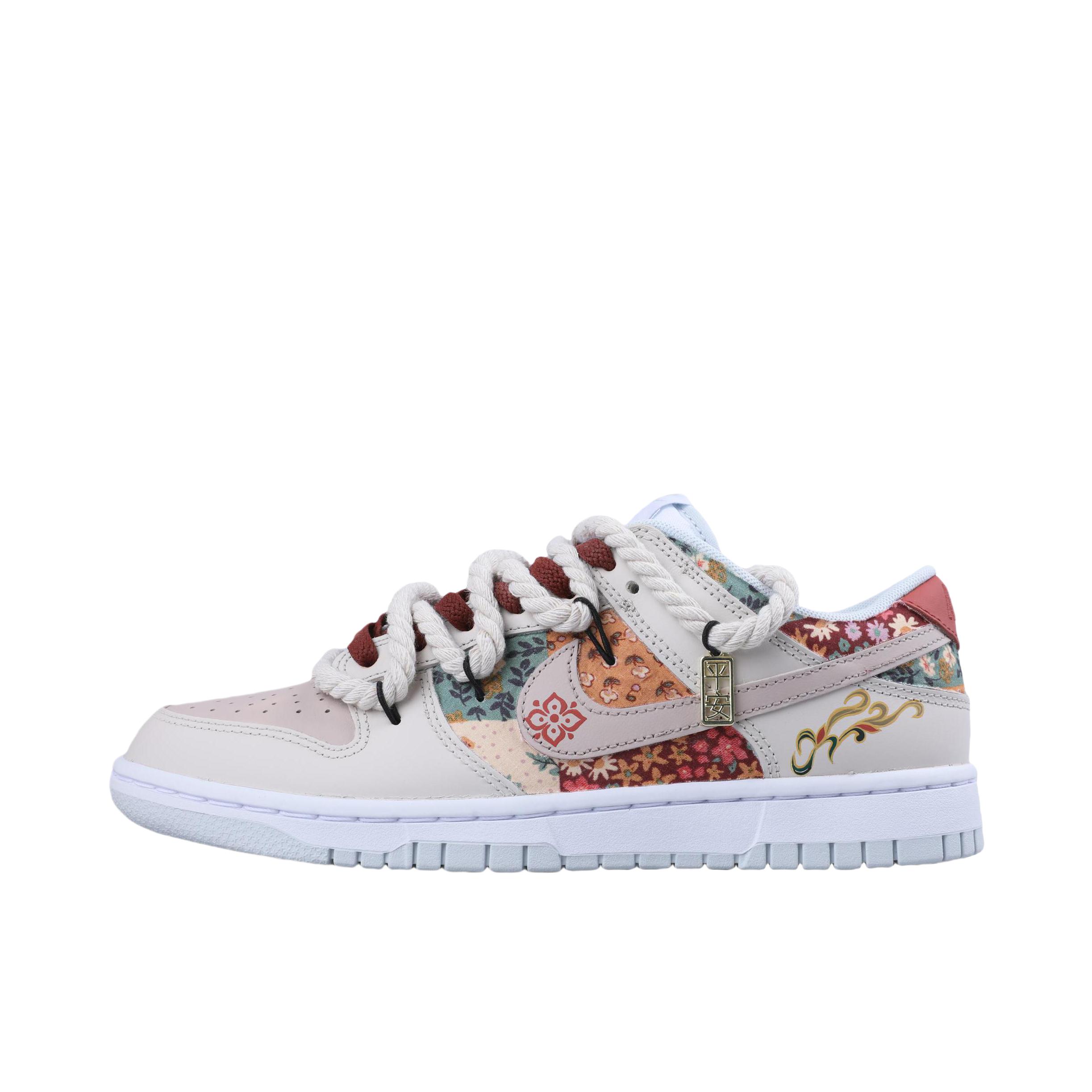【定制球鞋】 Nike Dunk 板鞋 平跟系带防滑耐磨做旧高街简约百搭潮流复古美式 百家争鸣