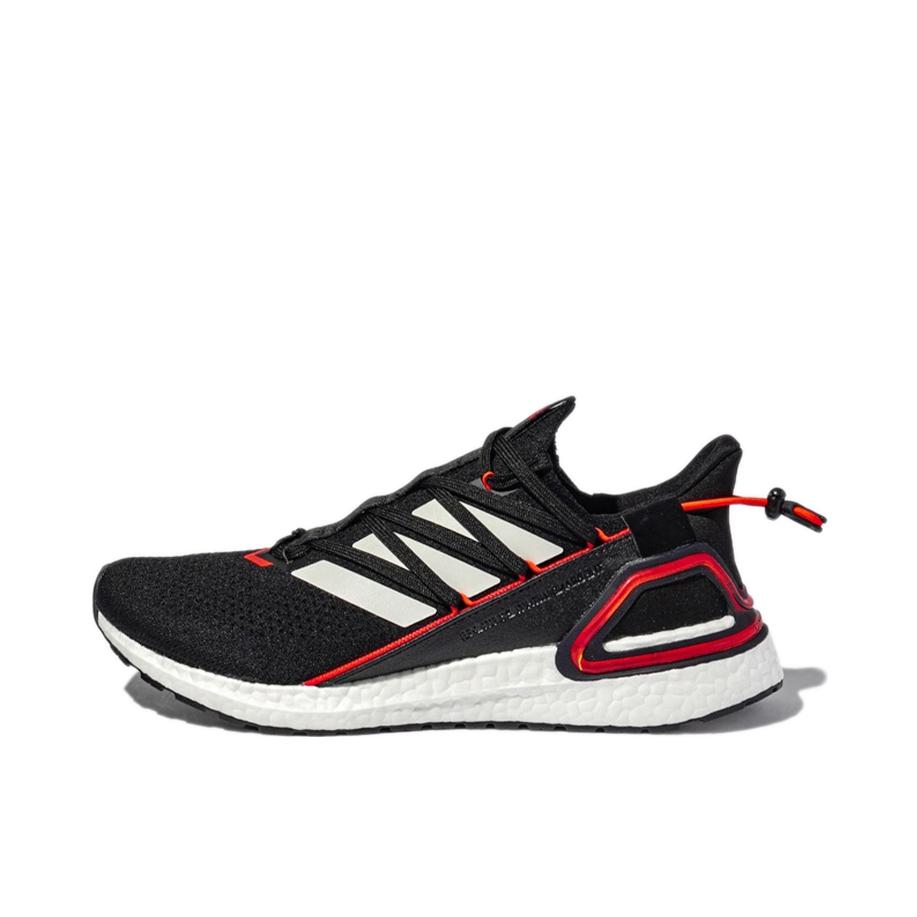 推荐商品：adidas Ultra Boost 2020 Lab 跑鞋 缓震抗扭转防滑耐磨舒适轻便透气织物 黑色/白色/红色