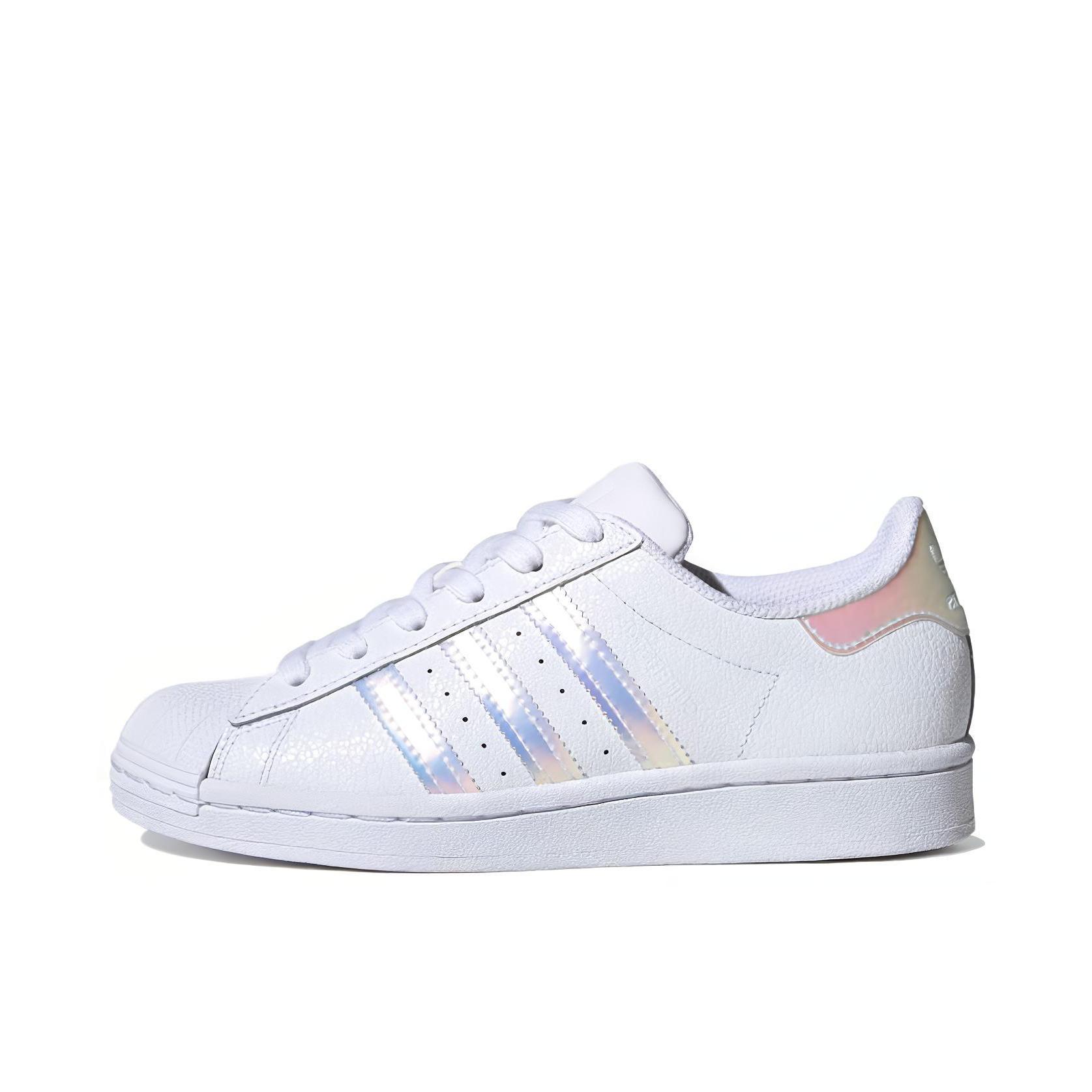 推荐商品：【宋雨琦同款】 adidas Originals Superstar 板鞋 轻便贝壳头薄底舒适百搭耐磨复古 镭射