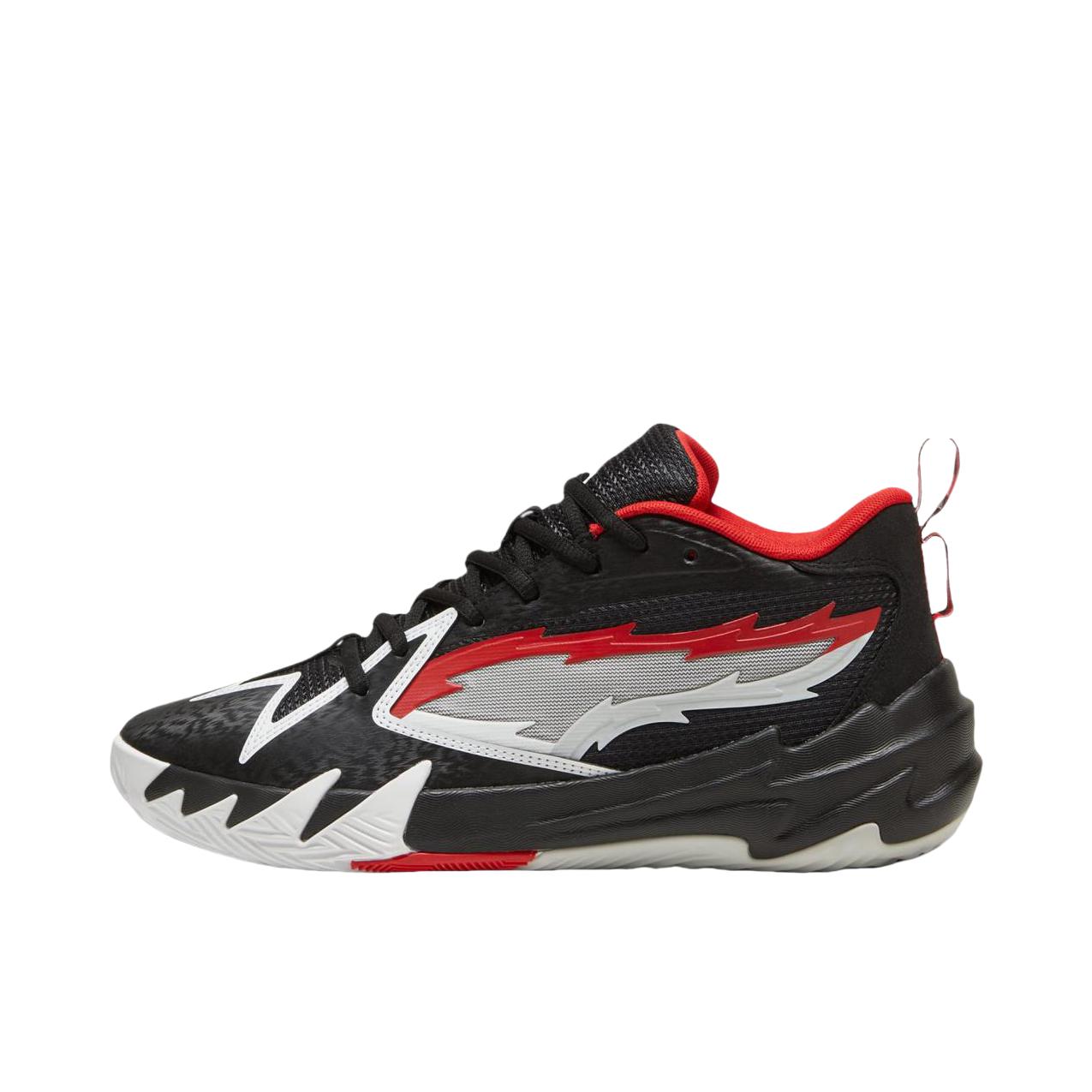 推荐商品：Puma/彪马 Scoot Zeros 斯库特 防滑耐磨 舒适缓震 透气 实战 圆头 篮球鞋 黑色/红色