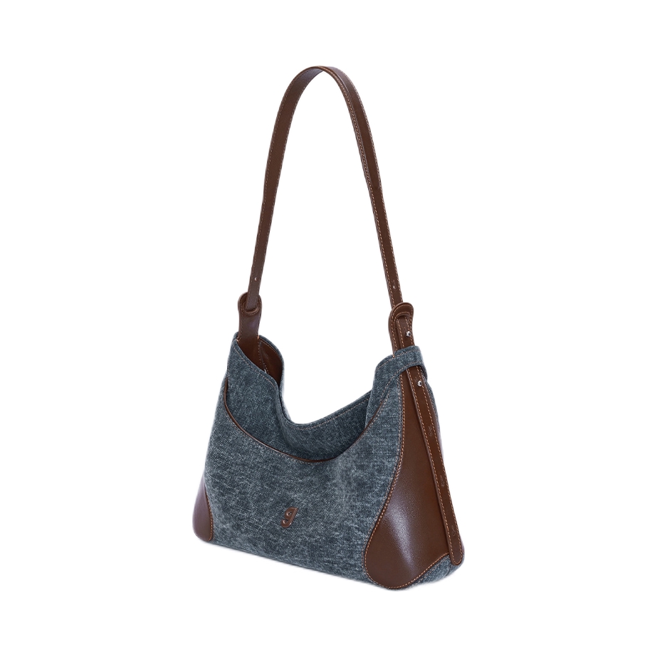 推荐商品：古良吉吉 棒球中号小众牛仔新款HOBO包斜挎包单肩包