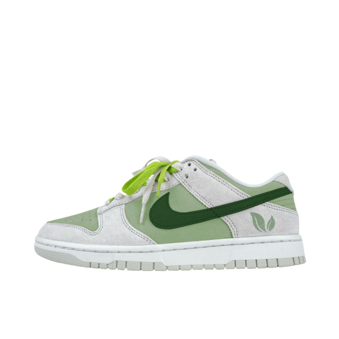 推荐商品：【定制球鞋】 Nike Dunk 板鞋 平跟系带防滑耐磨做旧高街简约百搭潮流复古美式 牛油果