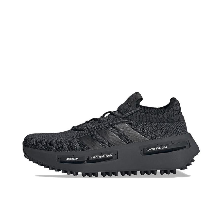 推荐商品：adidas originals NMD S1 缓震 织物 轻便 跑鞋 NEIGHBORHOOD联名/纯黑色