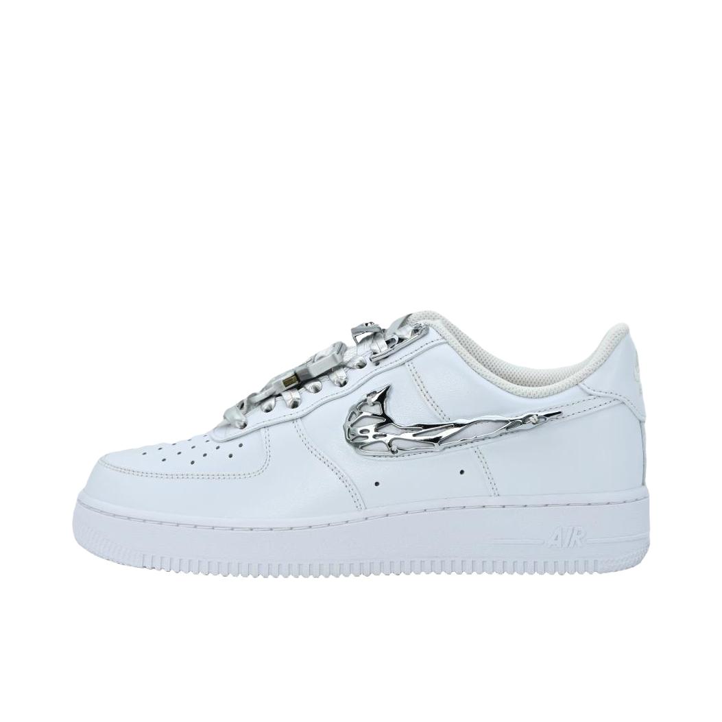 推荐商品：【定制款】 Nike Air Force 1 板鞋 防滑减震耐磨低帮增高 金属骑士缝线