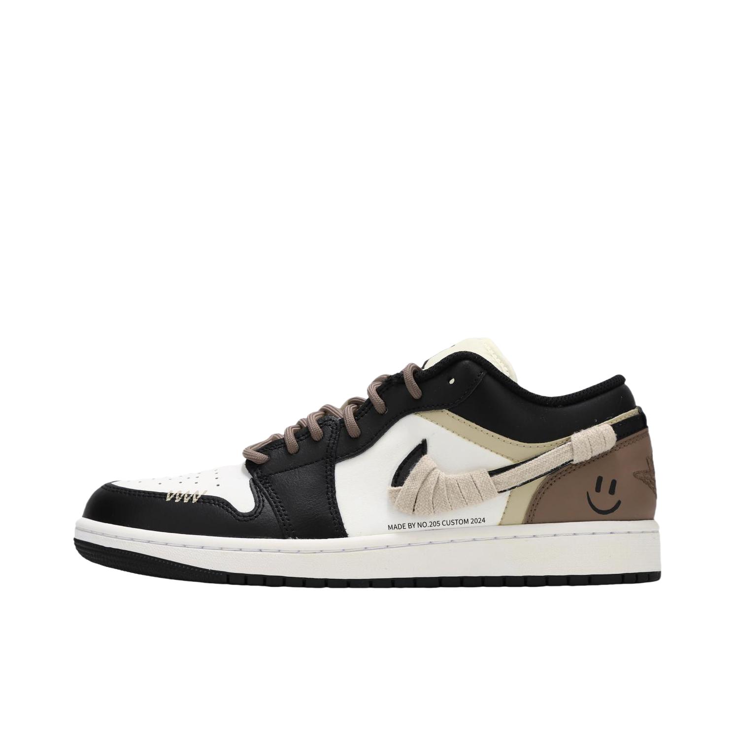 推荐商品：【定制球鞋】Air Jordan 1 减震 耐磨 透气 平跟 复古 潮流 简约 包裹性 防滑 轻便 支撑 增高 板鞋 男款/荒漠木乃伊摩卡