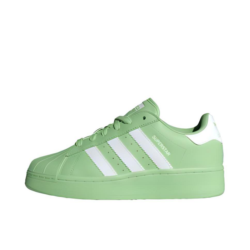 推荐商品：【宋雨琦同款】 adidas Originals Superstar 板鞋 轻便贝壳头薄底舒适百搭耐磨复古 女款/绿色