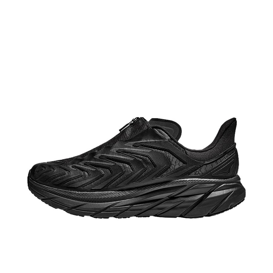 推荐商品：HOKA ONE ONE Project Clifton 克利夫顿未来 防滑 耐磨 织物 跑鞋 黑色