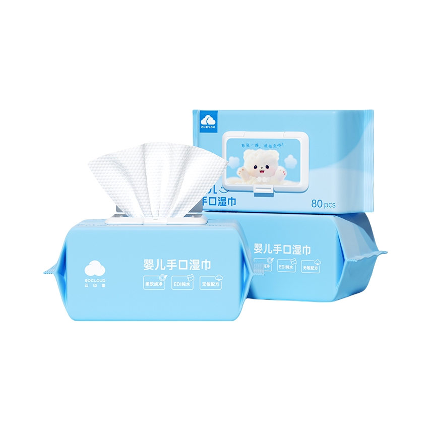 推荐商品：芷雨 婴儿手口专用纯水棉柔湿巾