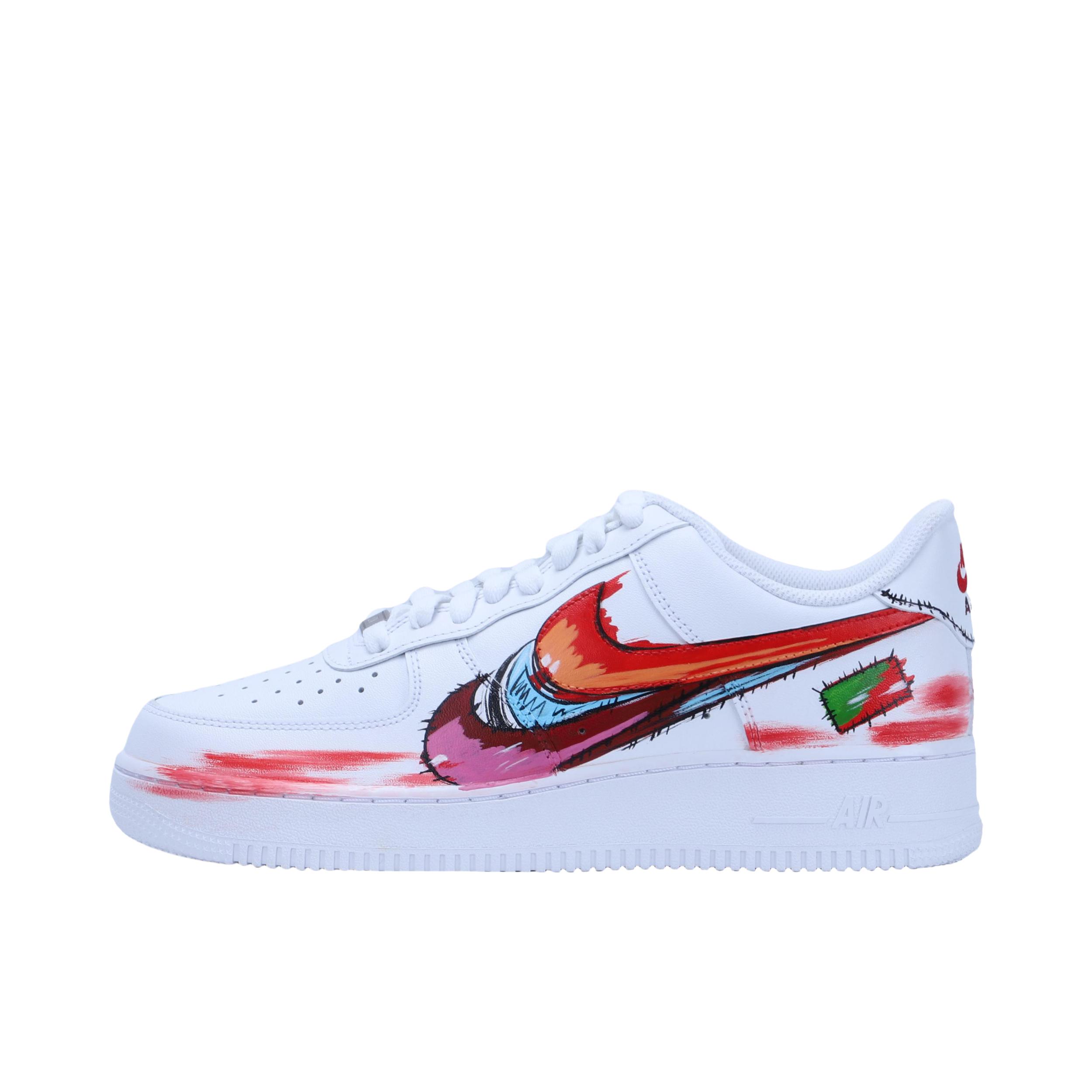推荐商品：【定制球鞋】Nike Air Force 1 板鞋 舒适轻便防滑耐磨包裹性合成革防水复古简约增高 VAM修补大师