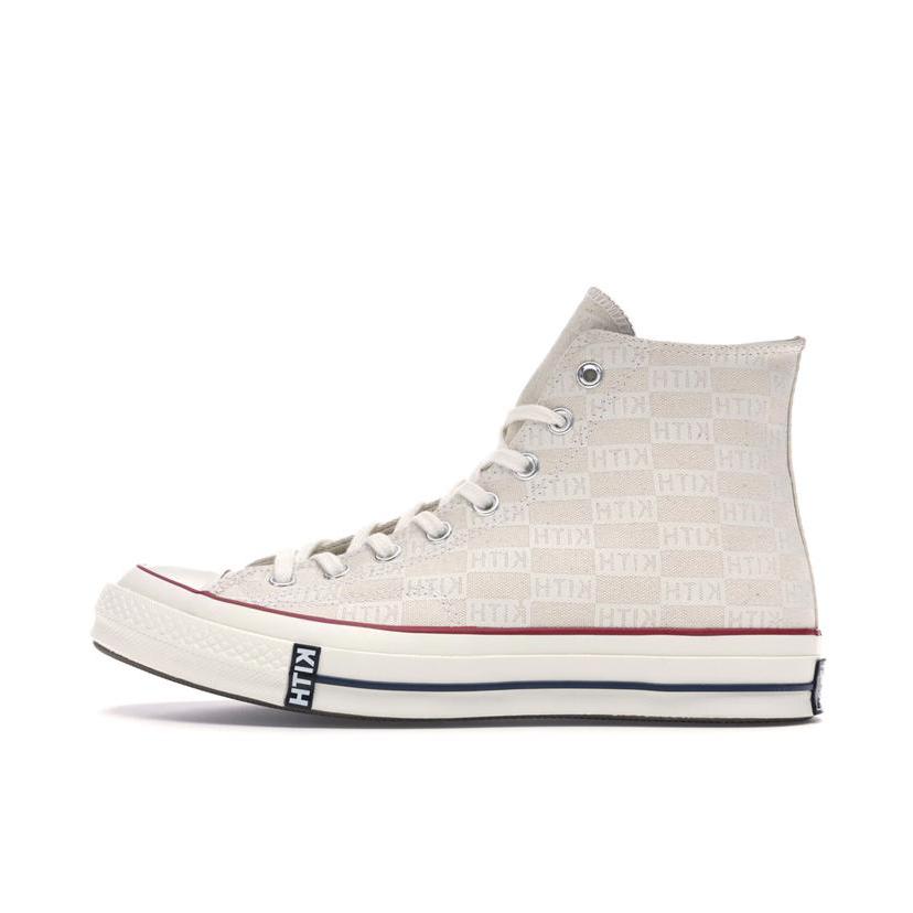 推荐商品：Converse/匡威 1970s 帆布鞋 圆头防滑经典复古轻便时尚拼接百搭 AntiqueWhite Kith联名/白色