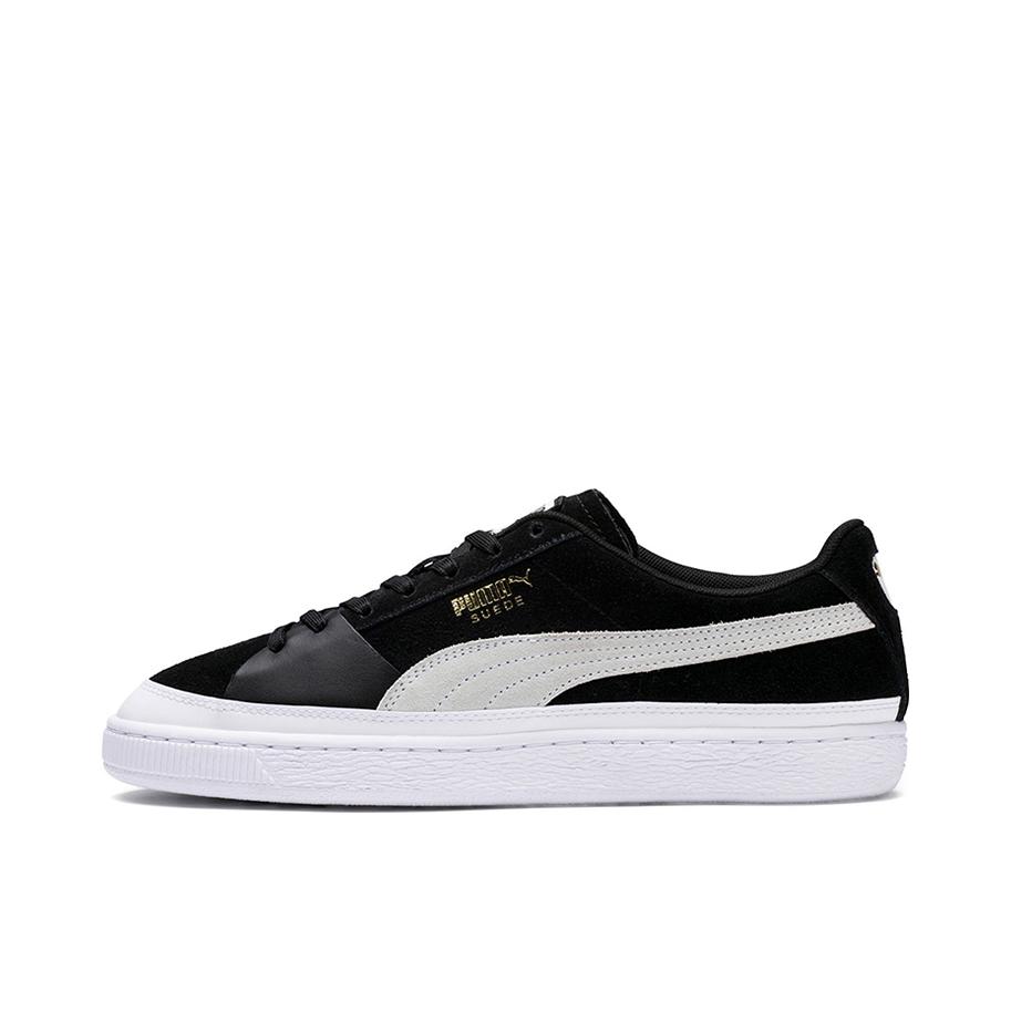 推荐商品：Puma/彪马 Suede Skate 防滑 复古 运动休闲鞋 Black/White 黑白
