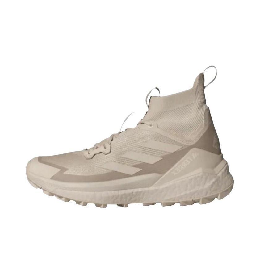 推荐商品：adidas Terrex Free Hiker 2 缓震透气 防滑耐磨 舒适轻便 防水 百搭 户外 徒步鞋 男款/灰色/沙漠浅棕