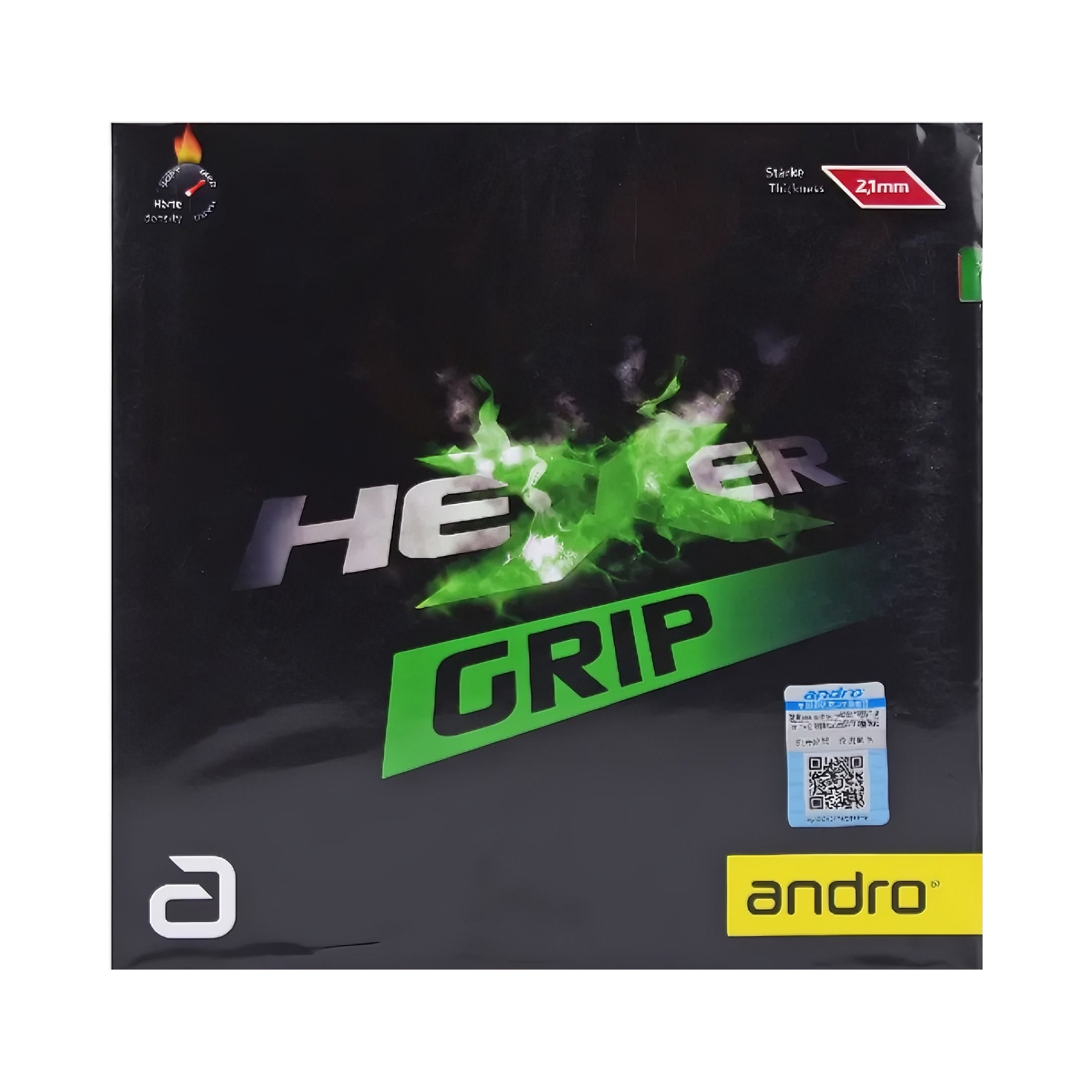推荐商品：ANDRO/岸度 HEXER GRIP 黑煞 涩性 反胶 乒乓球拍胶皮 03-043