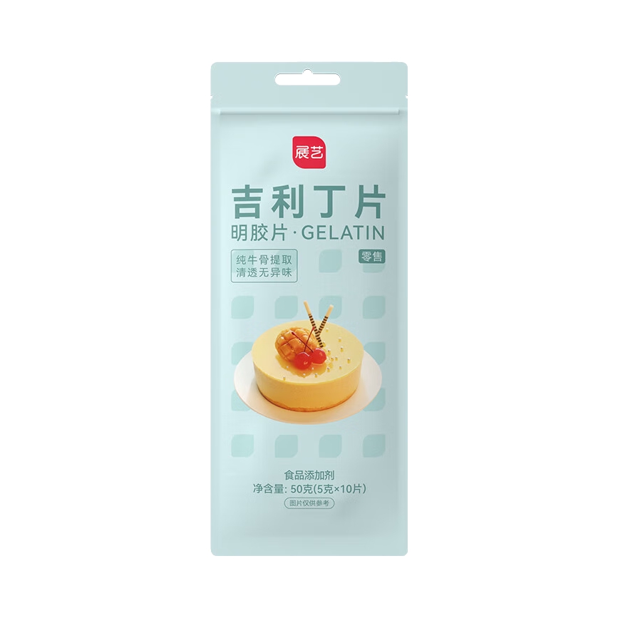 推荐商品：ART EXHIBITION/展艺 吉利丁片 袋装 5g