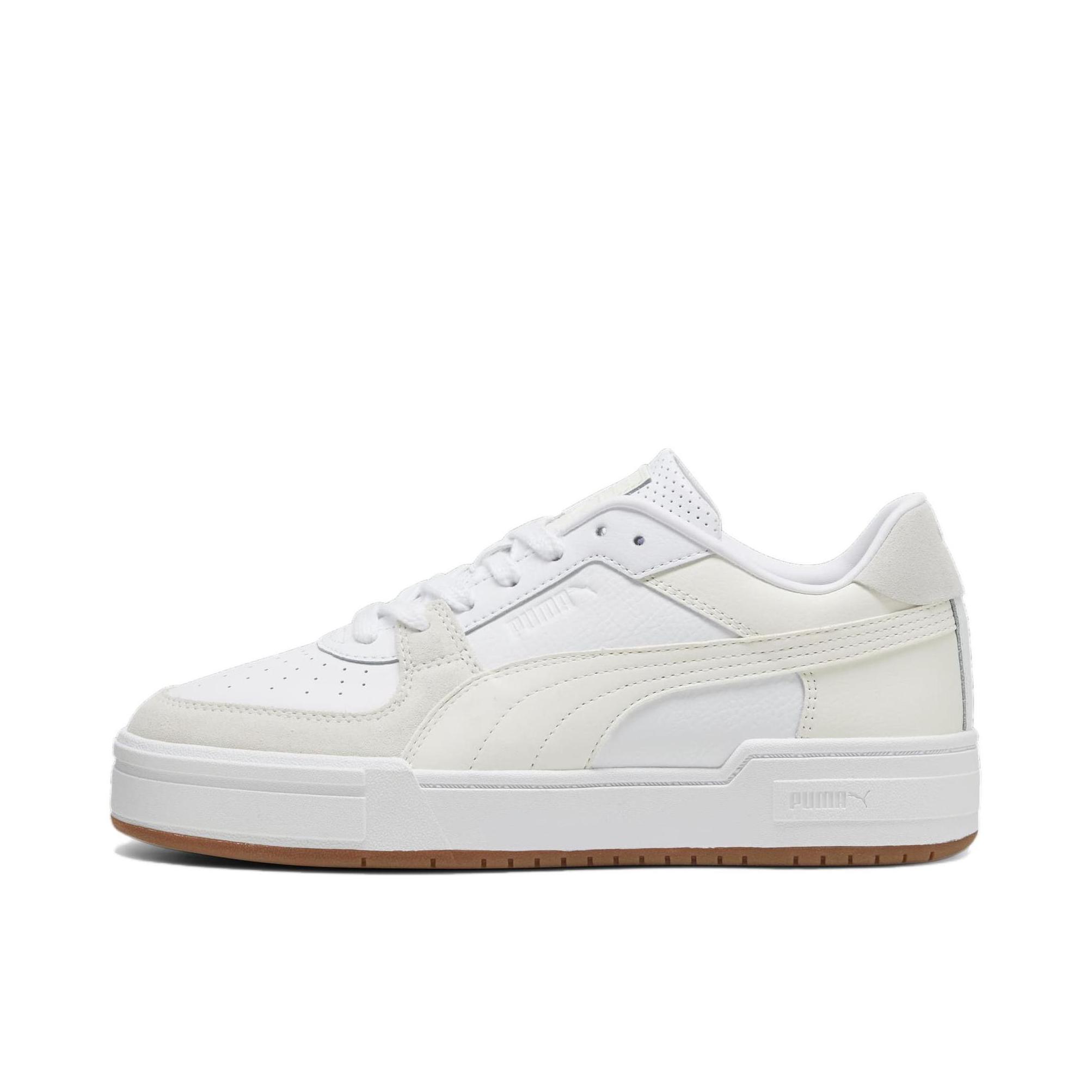 推荐商品：Puma/彪马 Ca Pro Classic 板鞋 舒适透气防滑耐磨厚底百搭复古时尚网球风拼接 白色/灰白