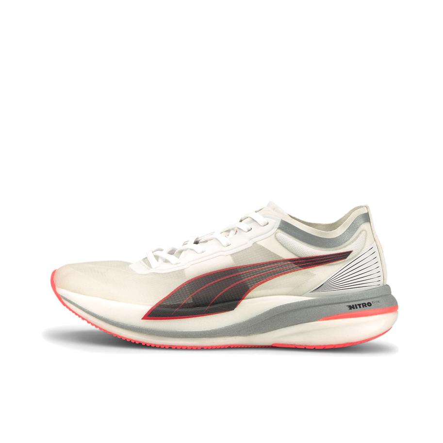 推荐商品：Puma/彪马 Diviate Nitro Elite Racer 碳板 回弹 轻质舒适 耐磨 织物 跑鞋 白色