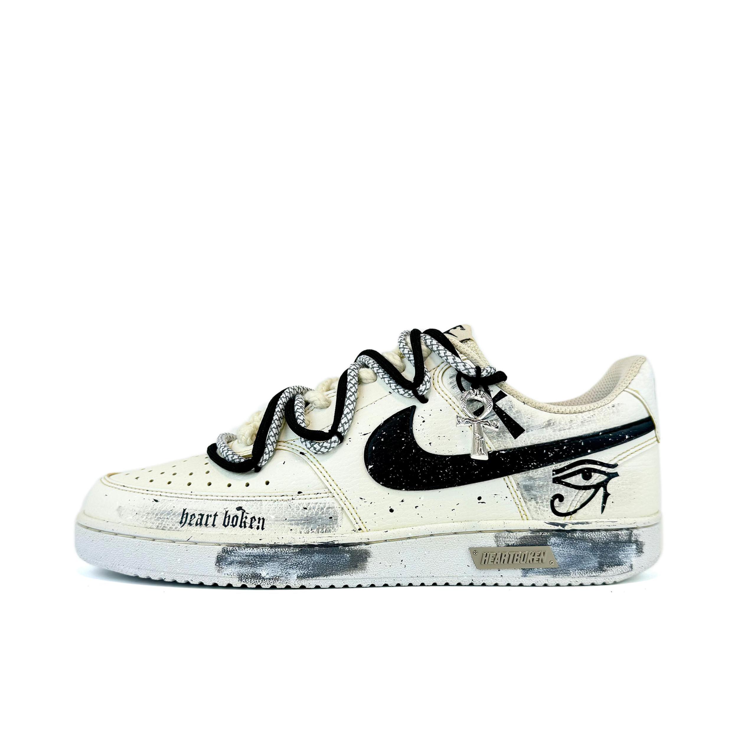 推荐商品：【定制球鞋】 Nike Court Vision 1 板鞋 防水美式简约防滑减震复古 上帝之眼2.0