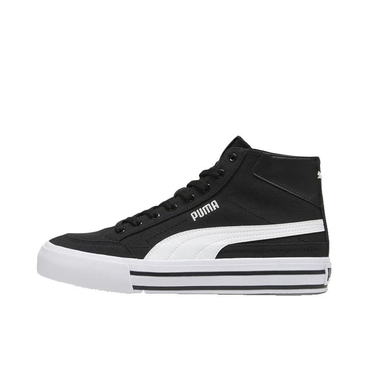 推荐商品：Puma/彪马 Court Classic Vulcs 小白鞋 板鞋 舒适减震防滑耐磨百搭时尚复古防水 中帮/黑色/白色