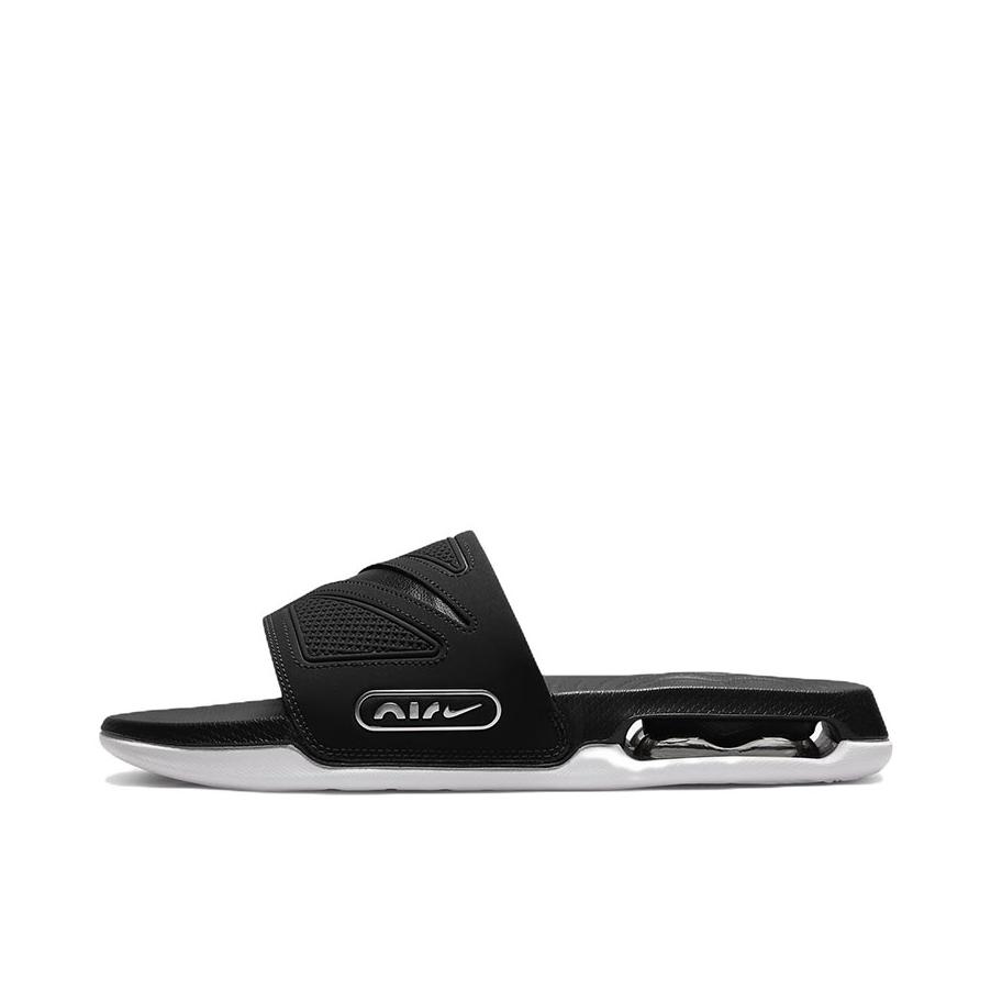 推荐商品：Nike Air Max Cirro 防滑耐磨 舒适百搭 防磨 运动休闲 一字 圆头 静音 泡沫底 橡胶底 拖鞋 黑色/白色
