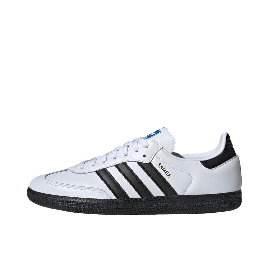 推荐商品：adidas Originals Samba OG T头鞋 板鞋 经典复古舒适百搭耐磨合成革圆头薄底贴合 低帮/白色/黑色