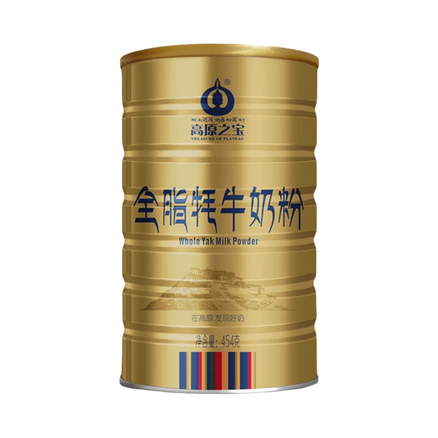 推荐商品：高原之宝 全脂牦牛奶粉 罐装