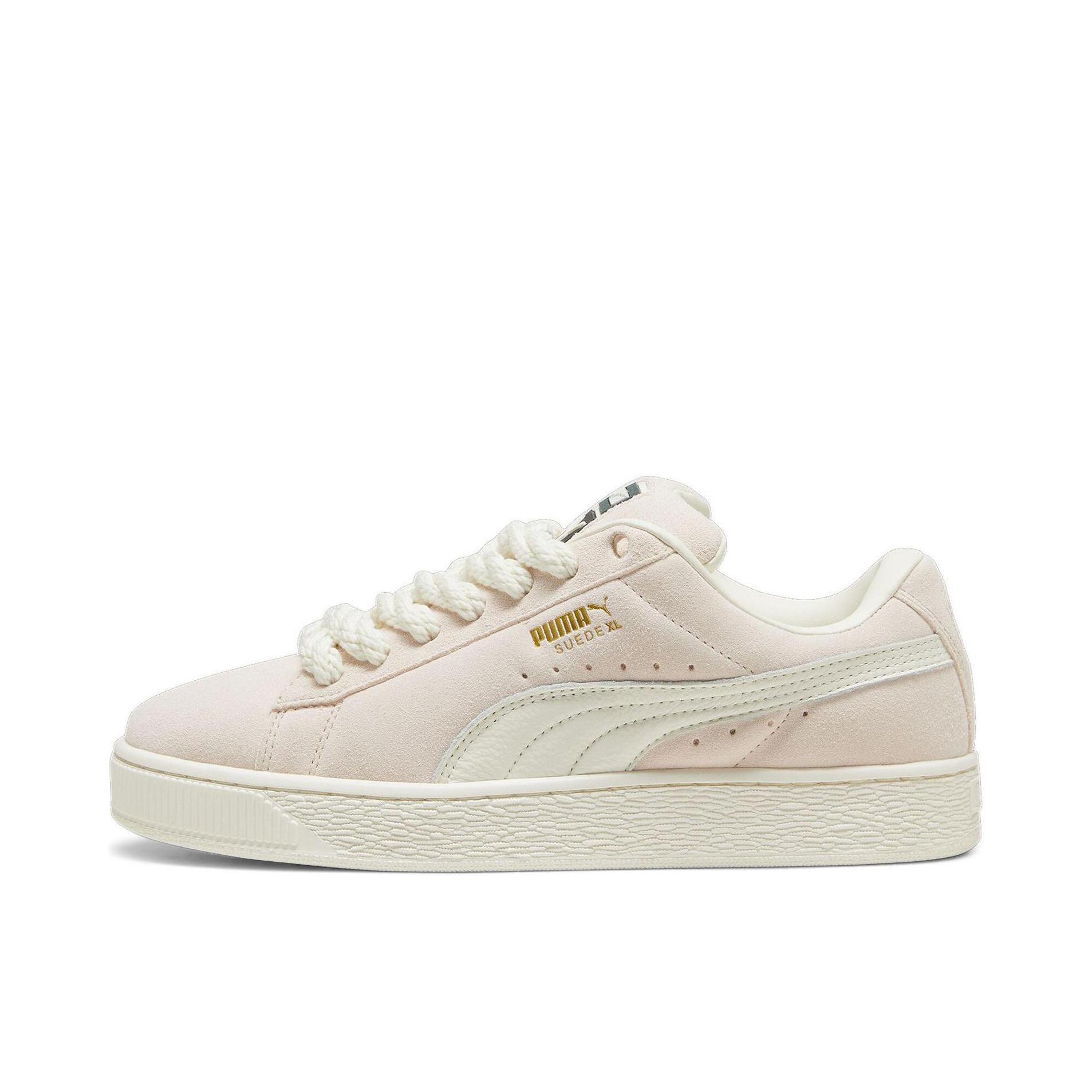 推荐商品：Puma/彪马 Suede XL 面包鞋 板鞋 薄底舒适百搭轻便耐磨复古 白色/浅粉色